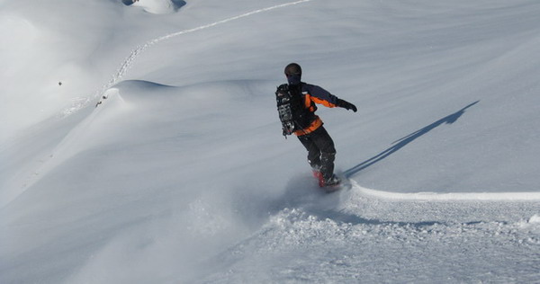 Abfahrt vom Hagelstock